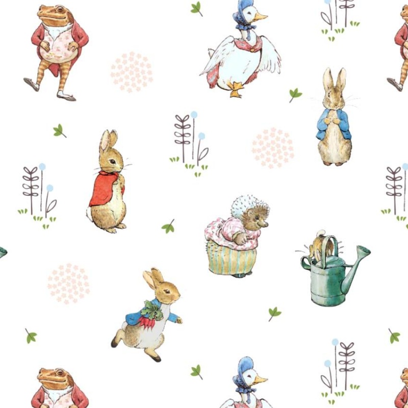 100 Cotton Peter Rabbit Design 1 Online Fabrics